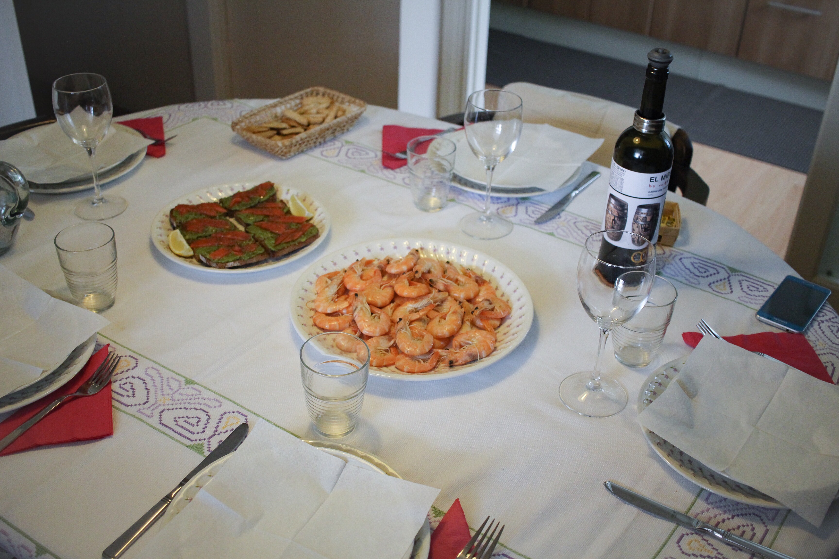 Lovely prawns, it’s a shame I was allergic to the preservative.