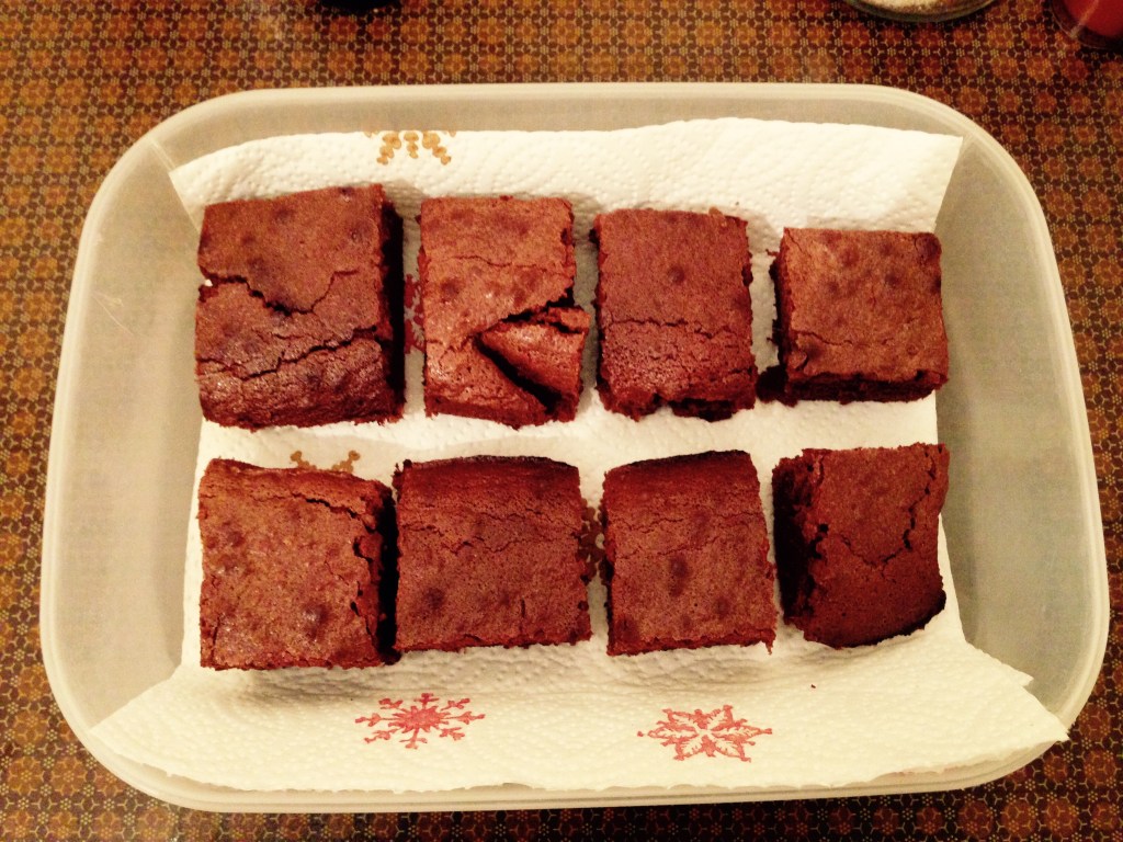 Dark Chocolate  And Ginger&nbsp;Brownies