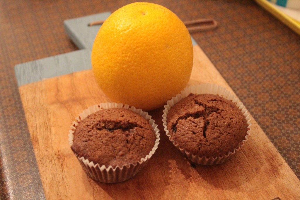 Orange, chocolate and fennel seed&nbsp;cupcakes