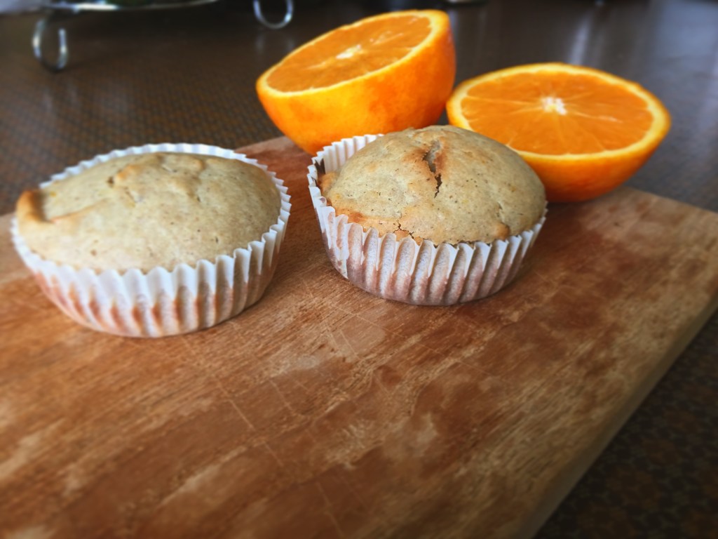 Orange cinnamon muffins