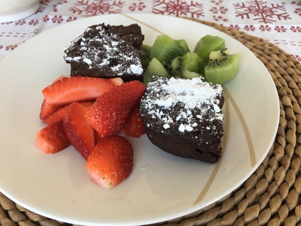Chocolate rum and raisin&nbsp;brownies