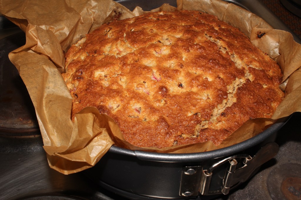 Rhubarb and yoghurt&nbsp;cake