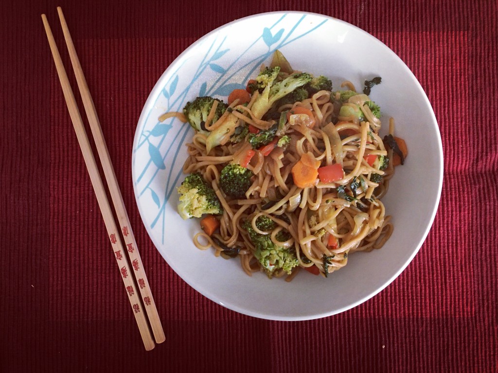 Experimenting with noodles