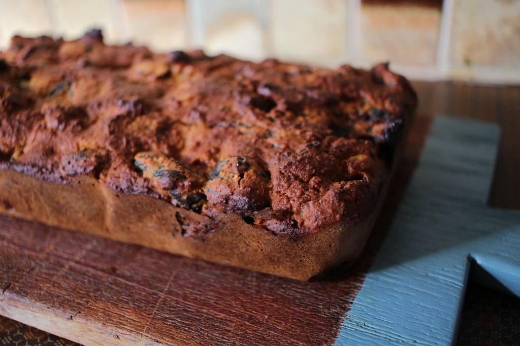 Prune and mixed fruit loaf&nbsp;cake