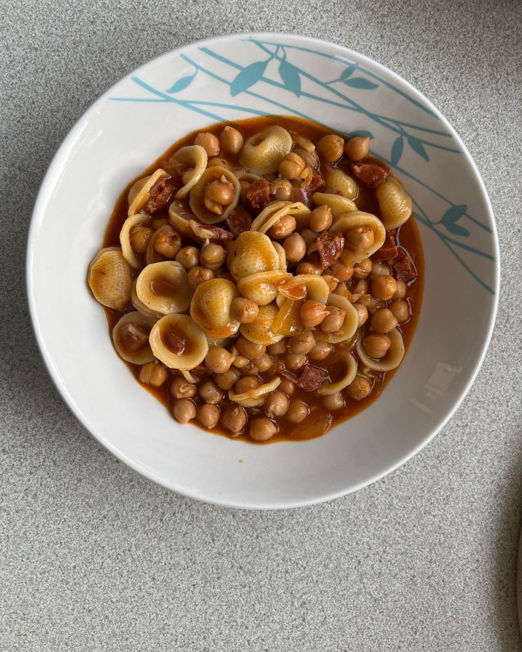 Orecchiette, chickpeas and&nbsp;chorizo