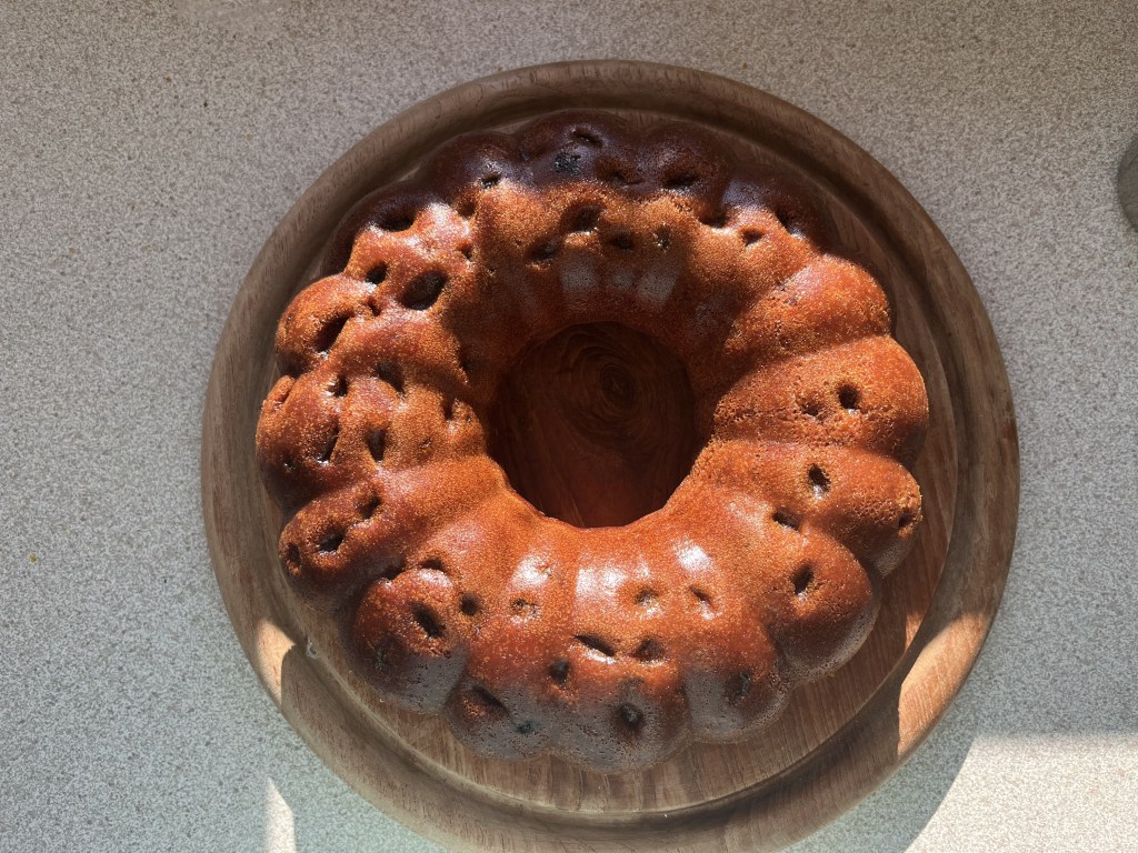Orange, walnut and fruit&nbsp;cake