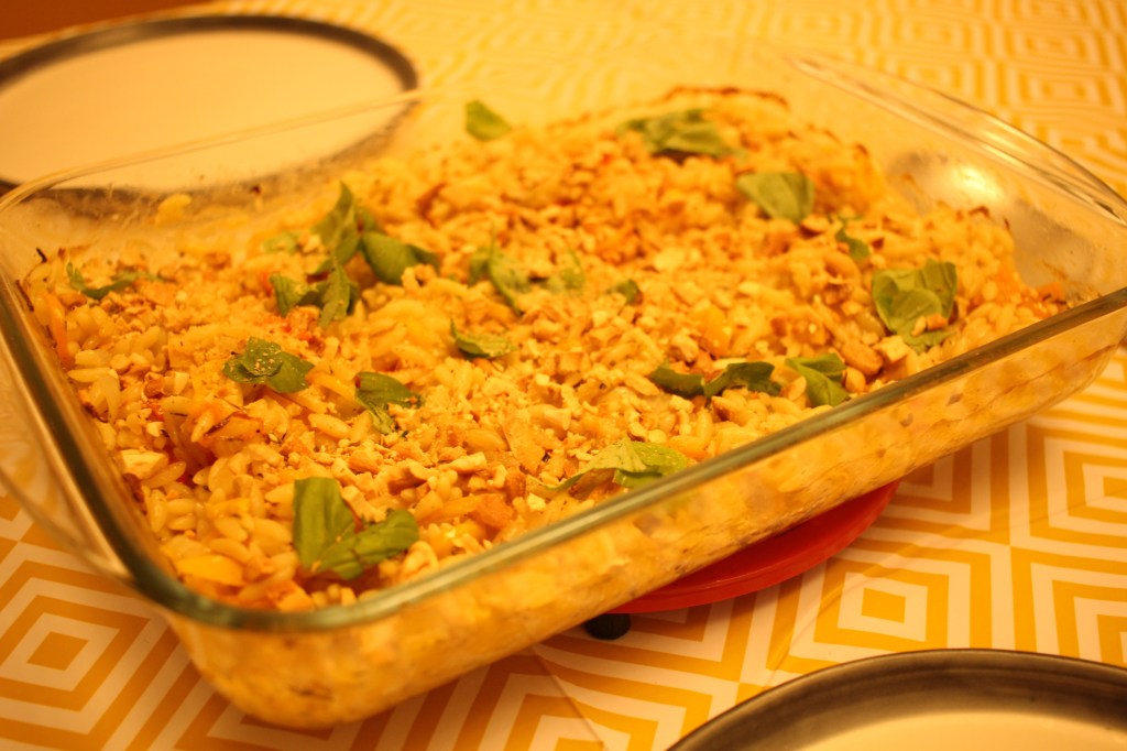 Simple roasted pepper&nbsp;orzotto