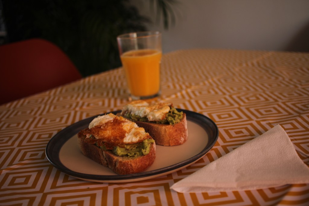 Avocado and egg on&nbsp;toast
