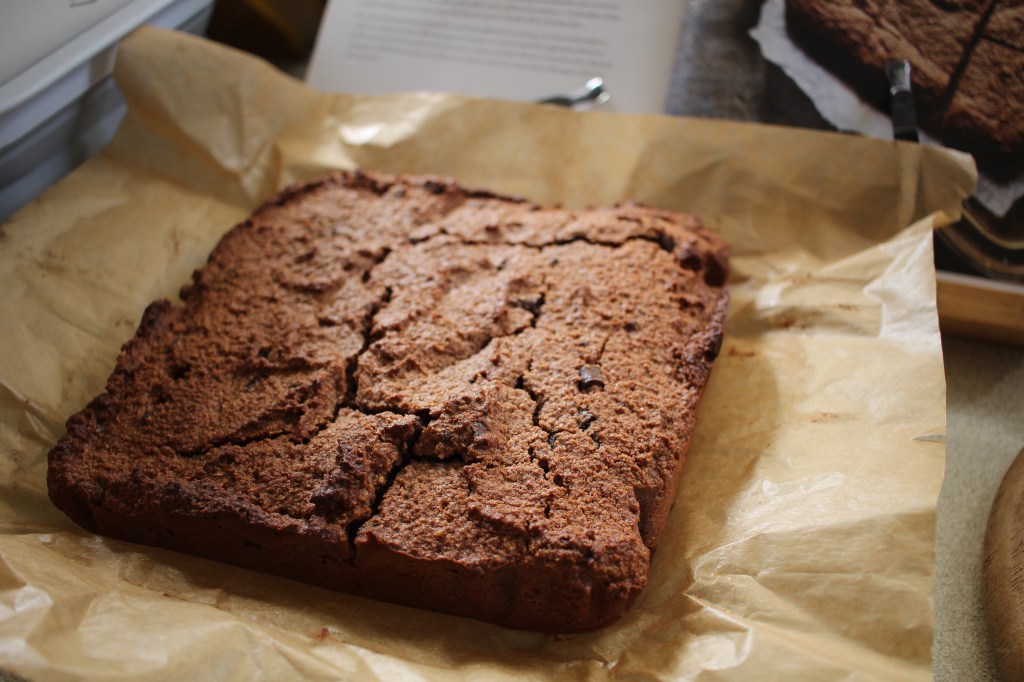 Tahini, almond & orange&nbsp;brownies