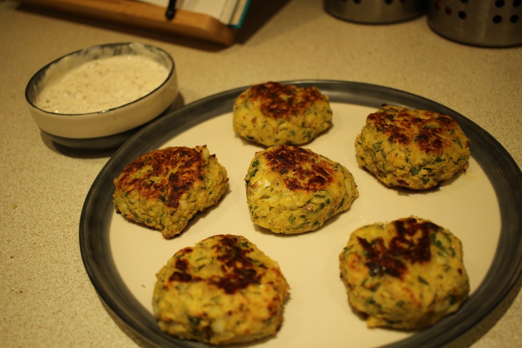 Fragrant fish cakes with preserved lemon&nbsp;mayonnaise
