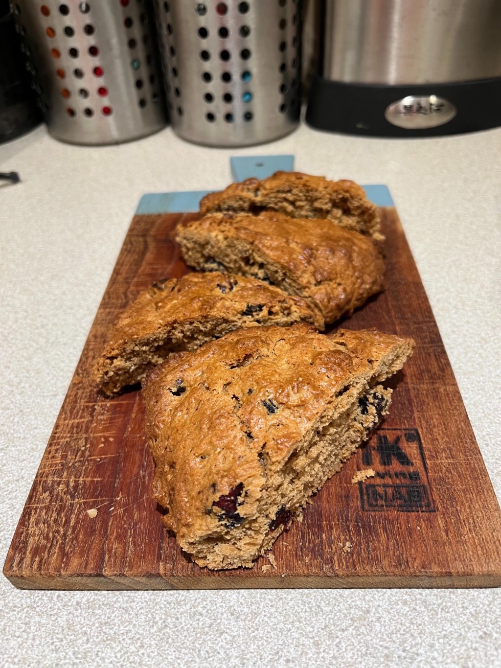 Walnut Cranberry scones