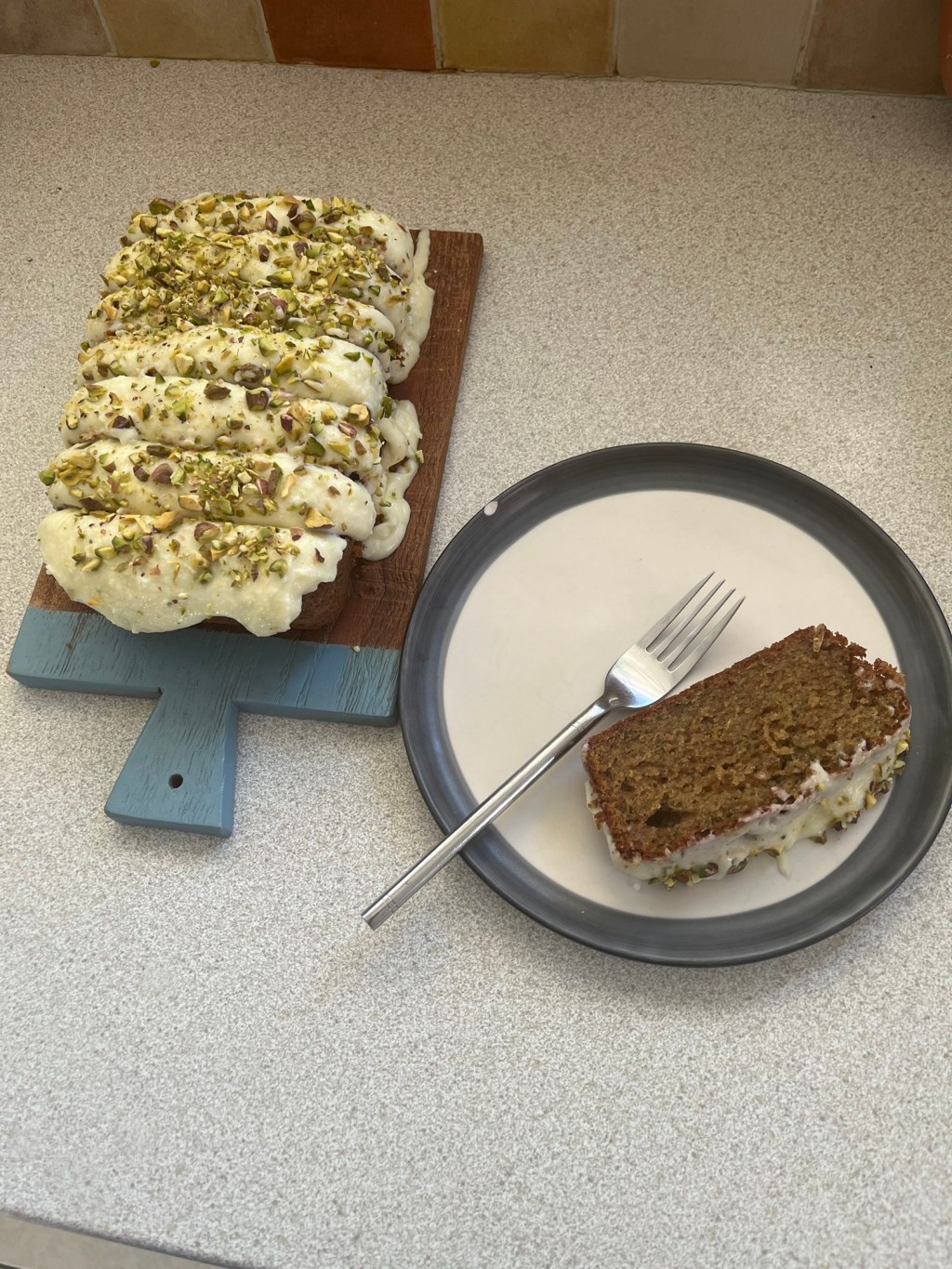 Moist Courgette Cake with Mascarpone Frosting and Lime&nbsp;Zest