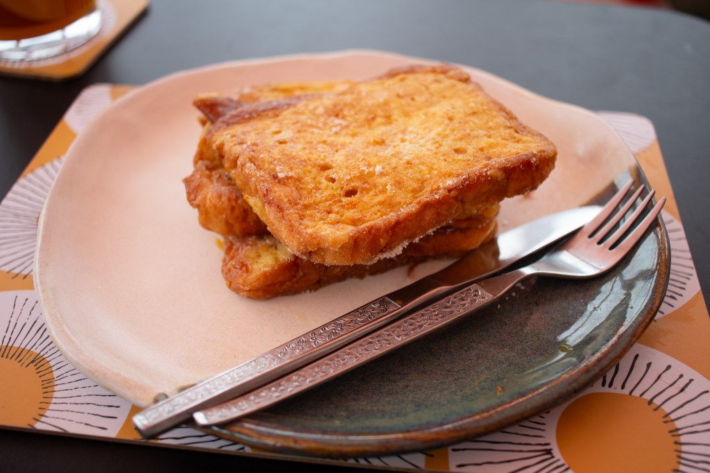 Cardamom doughnut brioche french&nbsp;toasts