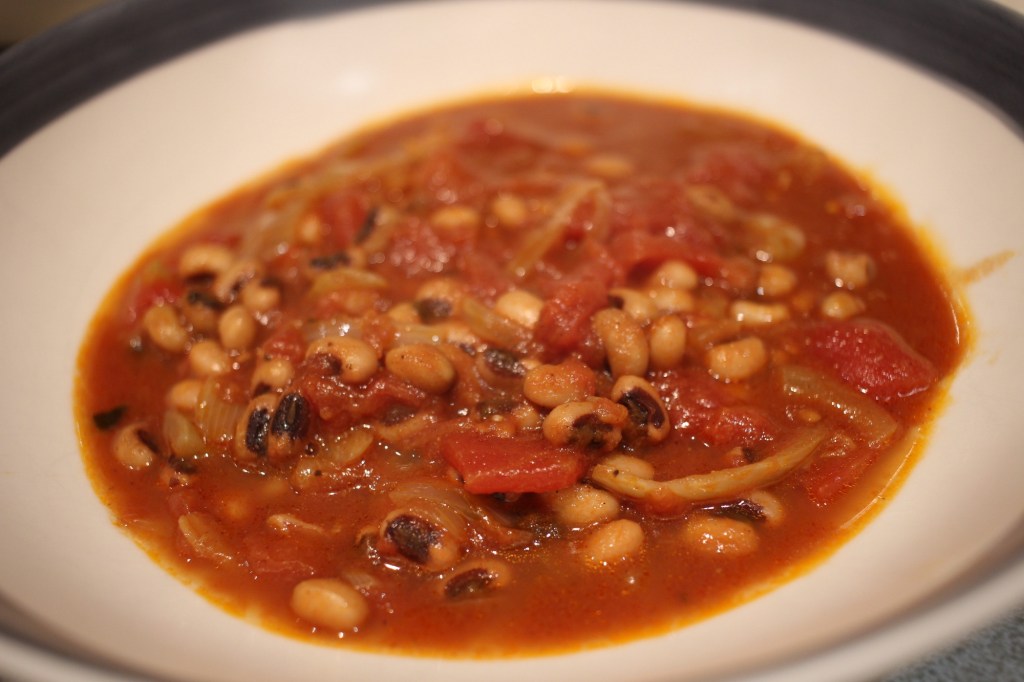 Smoky black-eye beans and tomato&nbsp;stew