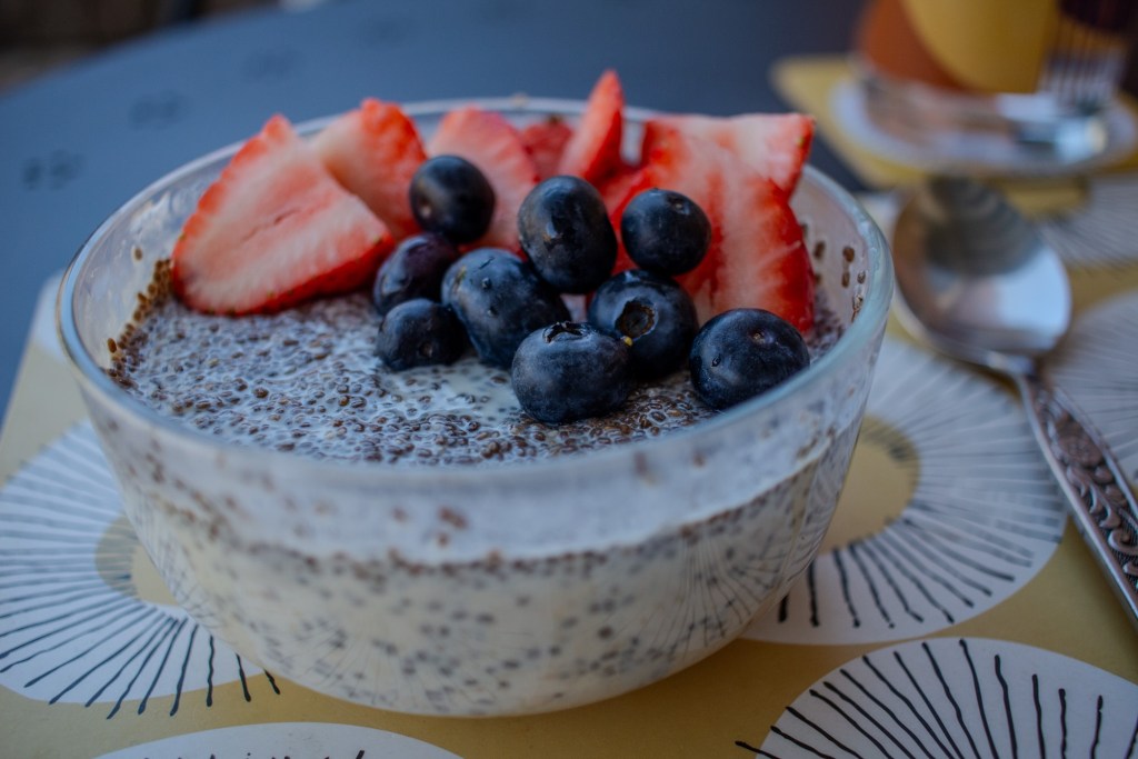 Chia seed and oat&nbsp;pudding